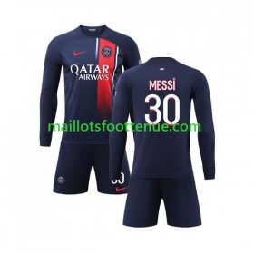 Maillot/Tenue Paris Saint Germain PSG Lionel Messi 30 Enfant Domicile 2023/2024 Manche Longue